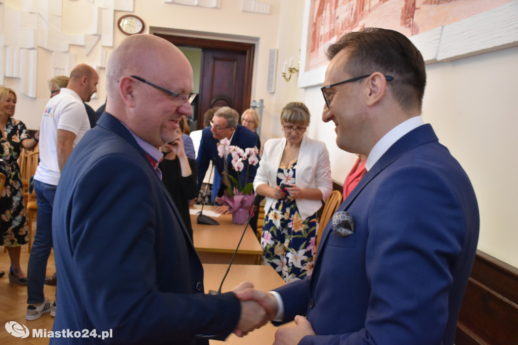 Nowy burmistrz Zajst zaczął pracę. ŚLUBOWANIE