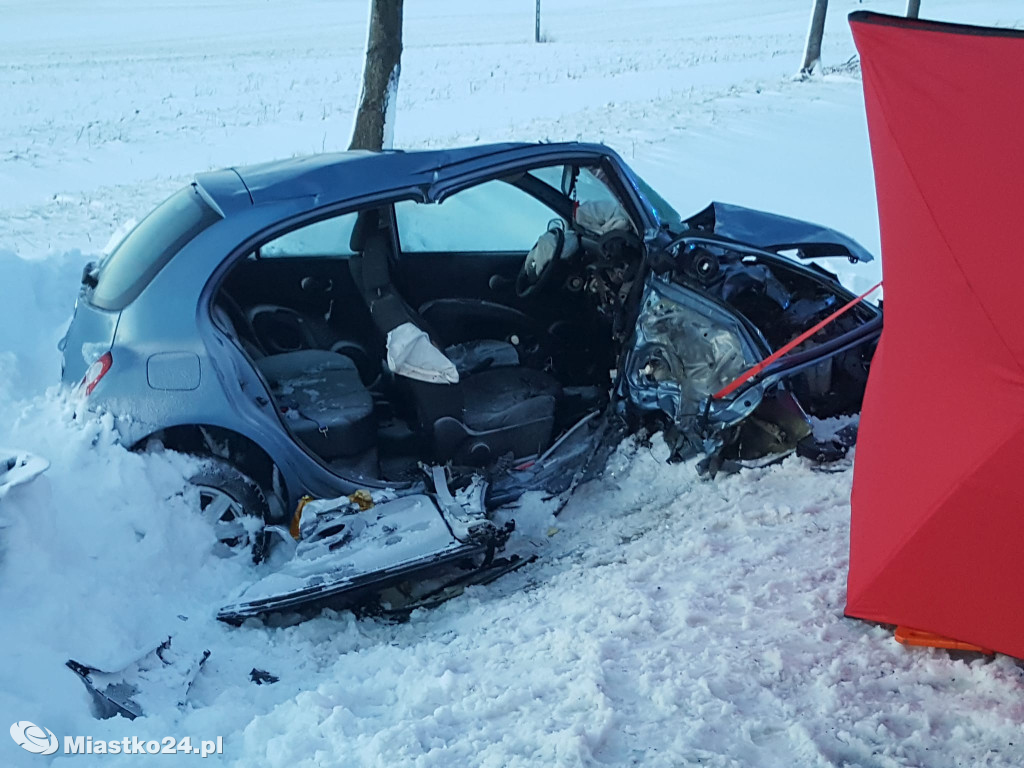 Jechały siostry, jedna NIE ŻYJE! TRAGEDIA na DK20