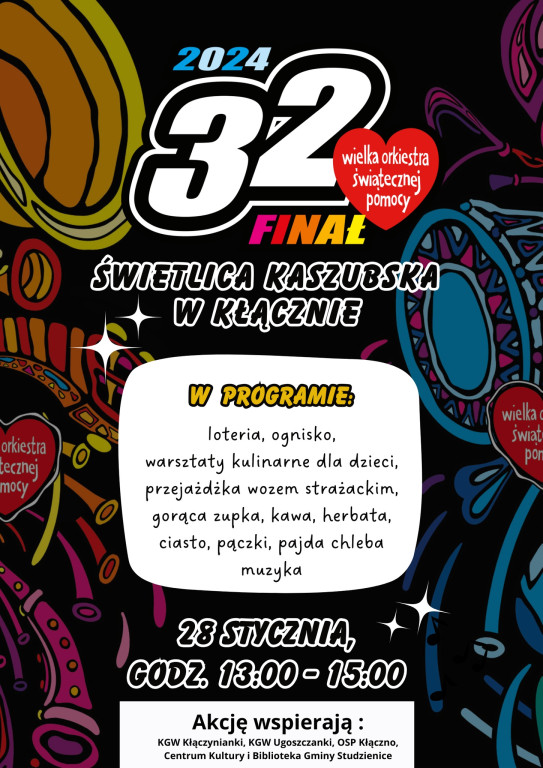 32. finał WOŚP w powiecie bytowskim! [PROGRAM]