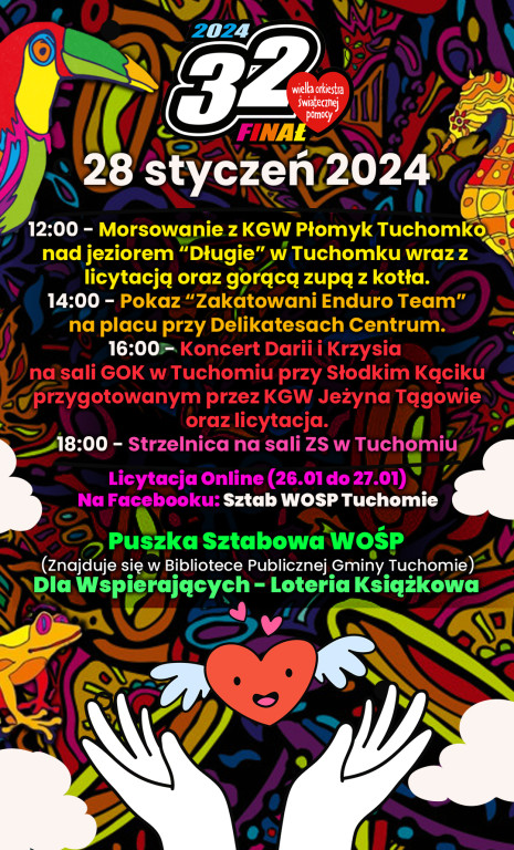 32. finał WOŚP w powiecie bytowskim! [PROGRAM]