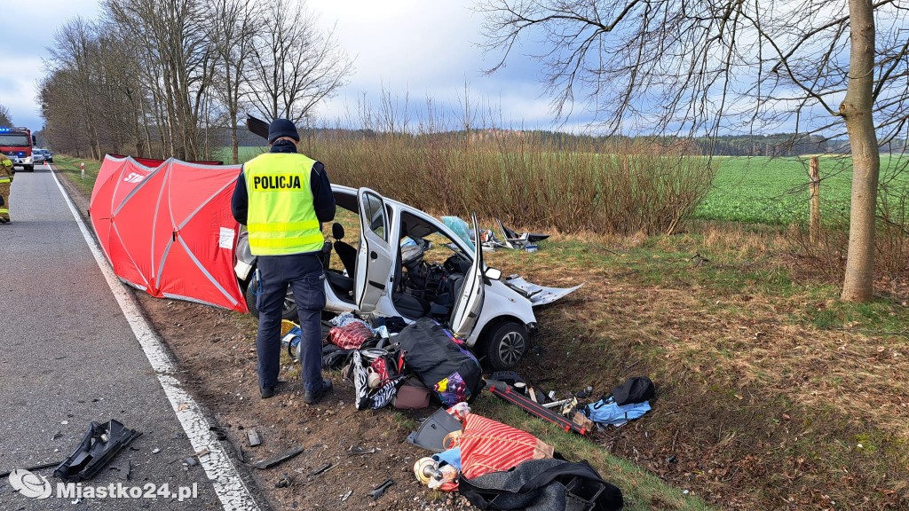 ŚMIERĆ w niedzielny poranek. WYPADEK na DK21