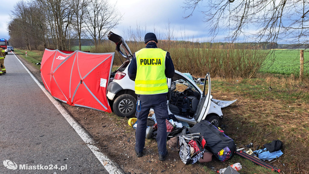 ŚMIERĆ w niedzielny poranek. WYPADEK na DK21