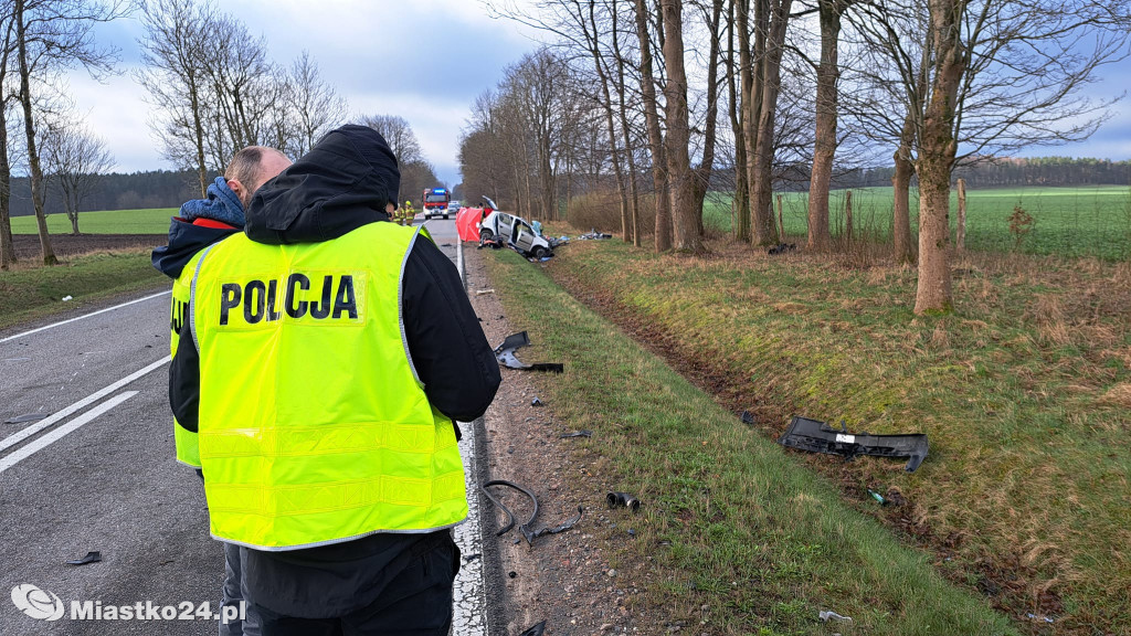 ŚMIERĆ w niedzielny poranek. WYPADEK na DK21