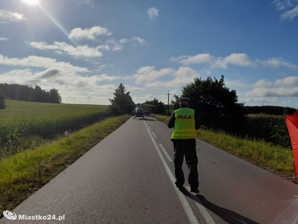 Tragiczna ŚMIERĆ motocyklisty z Miastka. Uderzył w drzewo