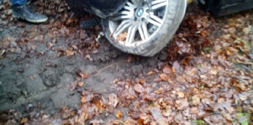 Szalona jazda i kraksa "wariata" w BMW