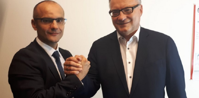 Paweł Biernacki i jedynka Koalicji Polskiej w naszym okręgu - Marek Biernacki