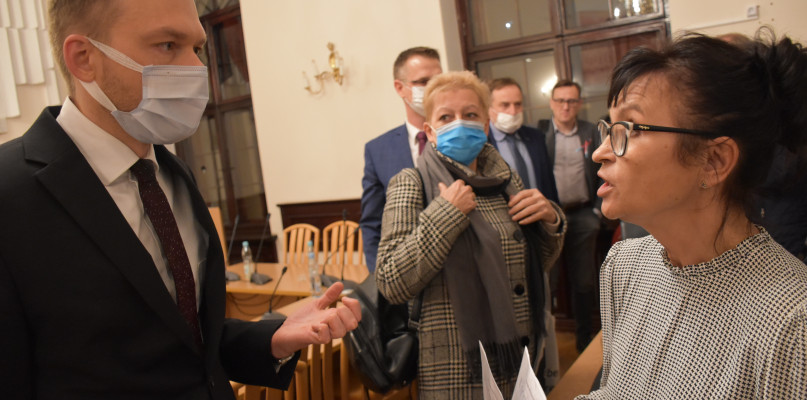 Szef rady nadzorczej Łukasz Szeliga i prezes Renata Kiempa