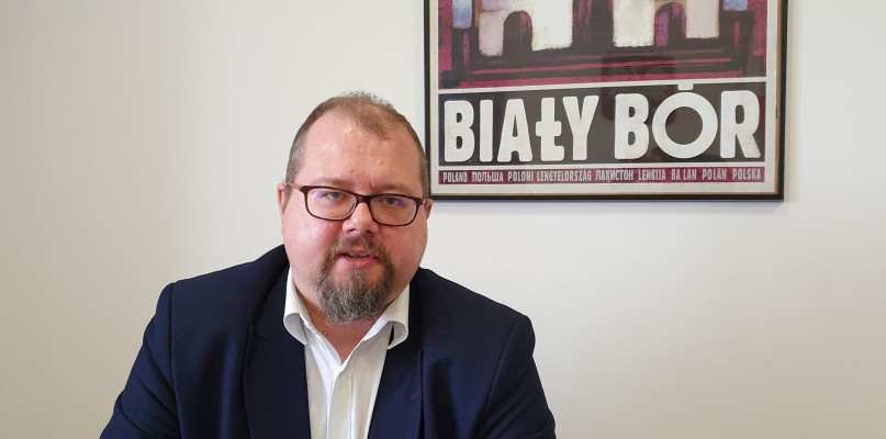 Burmistrz Białego Boru Paweł Mikołajewski