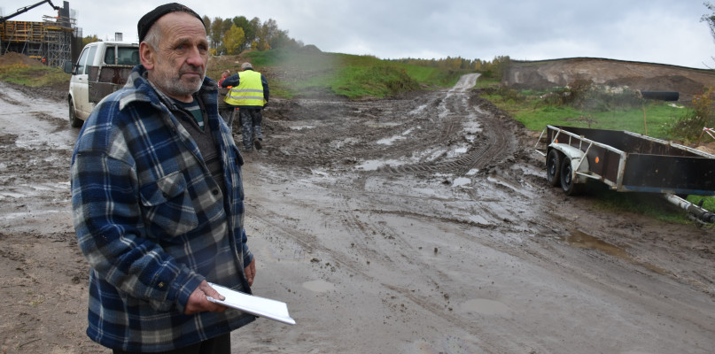 Jerzy Prokopowicz z Chlebowa prawdopodobnie w końcu doczeka się porządnej drogi dojazdowej 