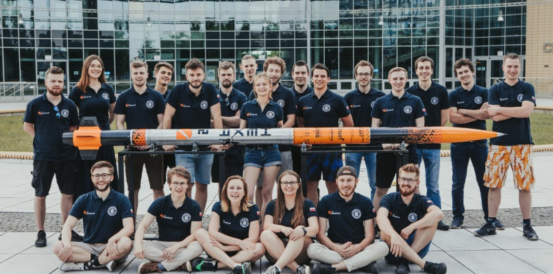 Ekipa PUT RocketLab, której członkiem jest Piotr Zacholski z Trzebielina 