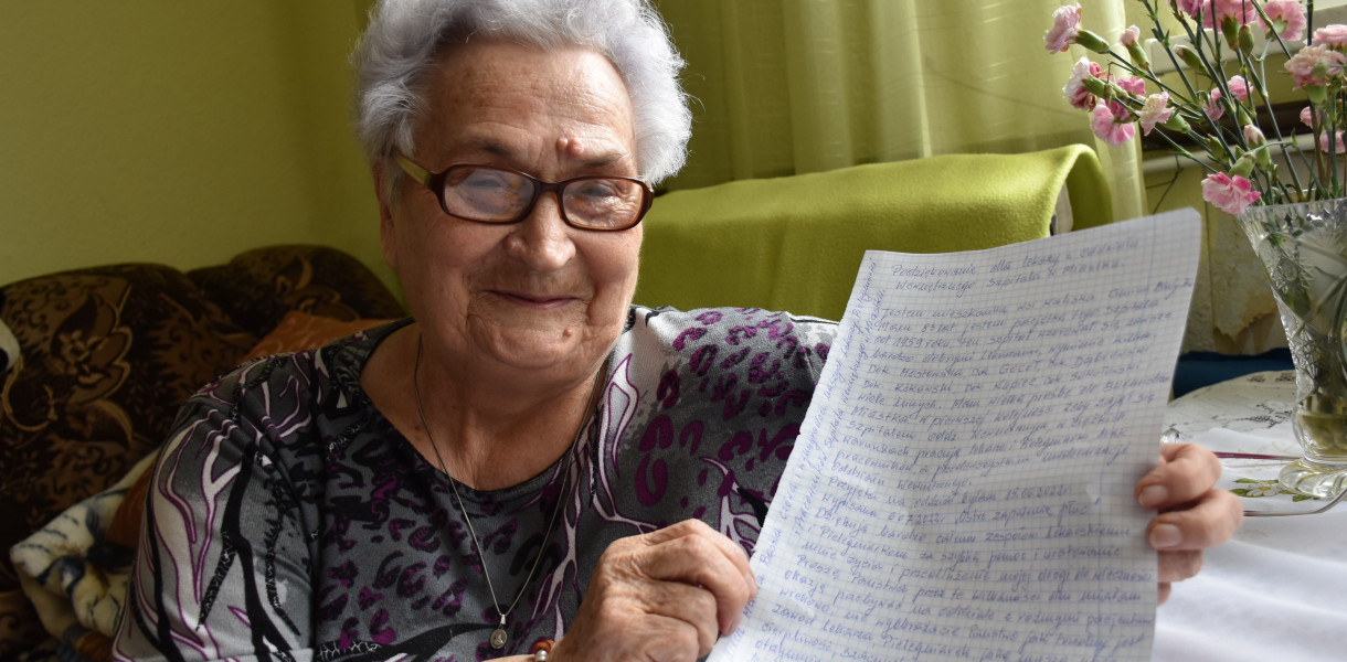 Irena Świątek-Brzezińska bardzo chwali opiekę zdrowotną w Szpitalu Miejskim w Miastku 