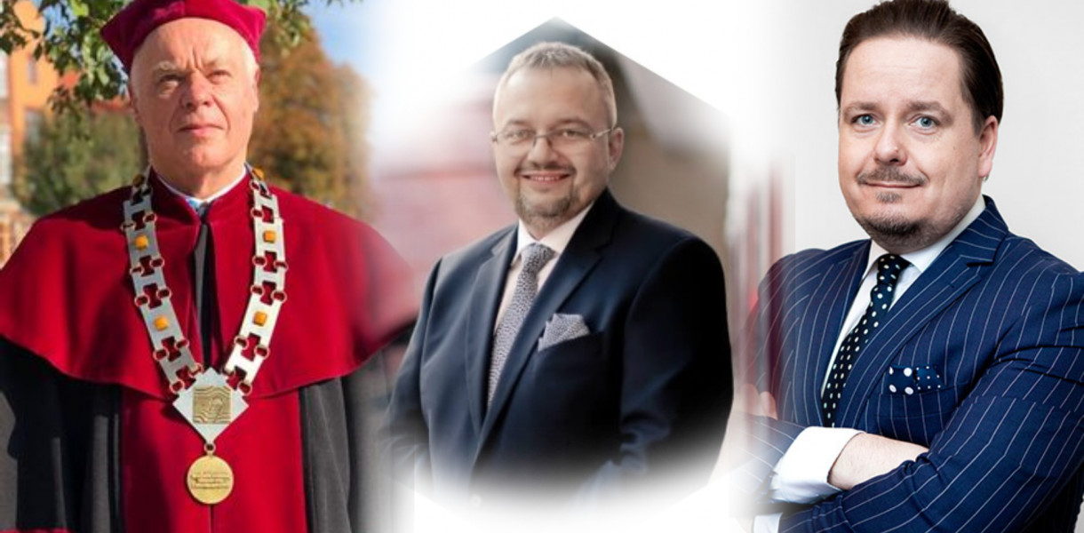 Nowa rada nadzorcza szpitala. Od lewej: Jan Zacharewicz, Krzysztof Warczak i Tomasz Bojar - Fijałkowski 