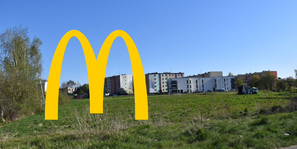 Jednym z wskazywanych przez McDonald`s miejsc jest działka przy ul. Łąkowej