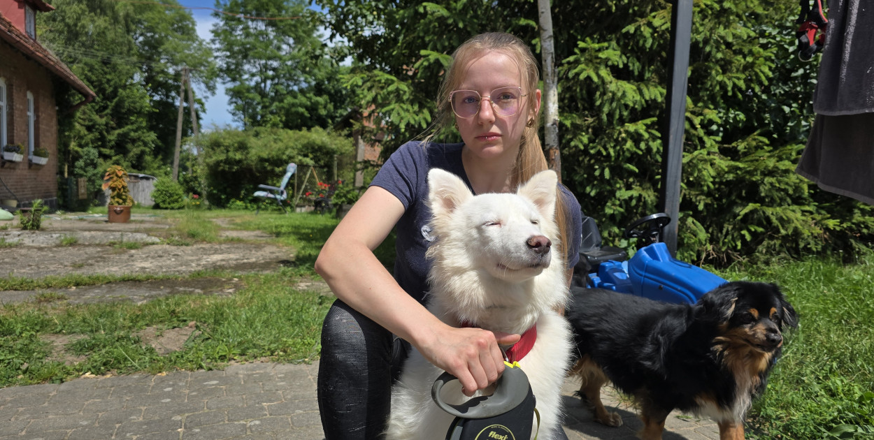 Anna Chabowska podkreśla, że Foxi jest już bezpieczna
