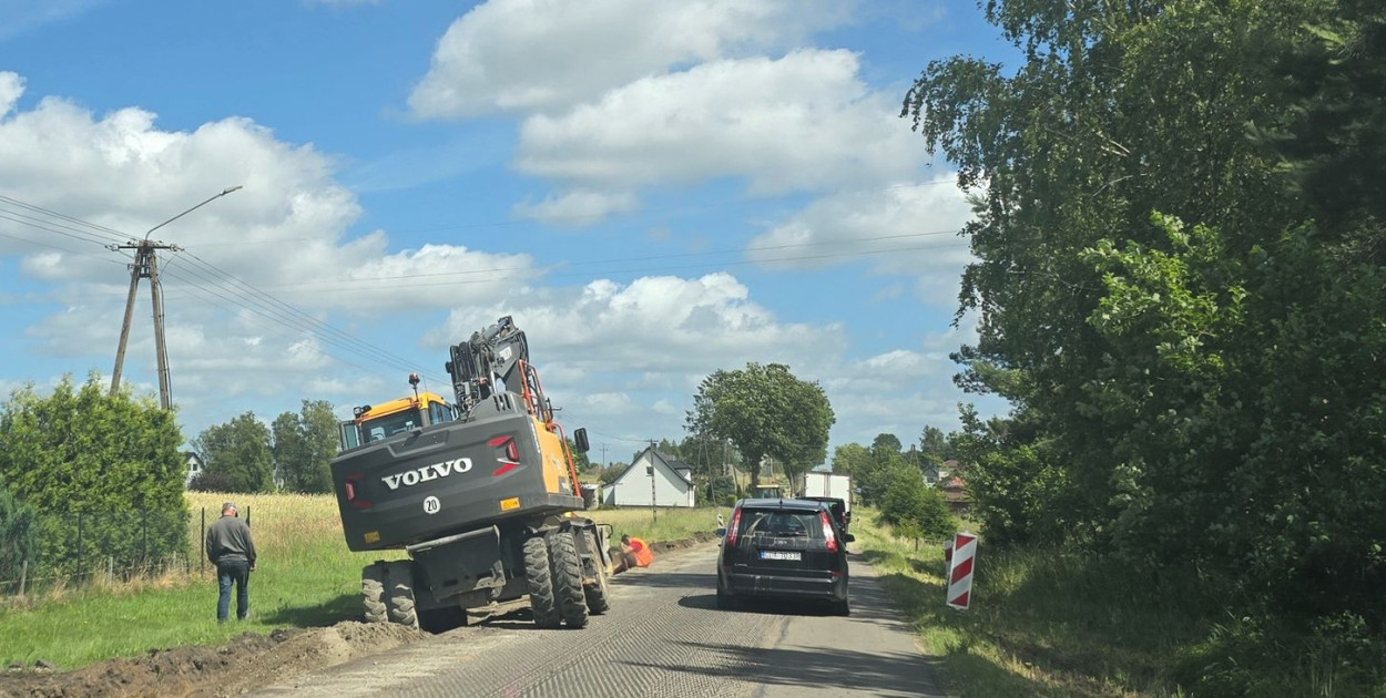 Aktualnie prace modernizacyjne prowadzone są na drodze nr 209
