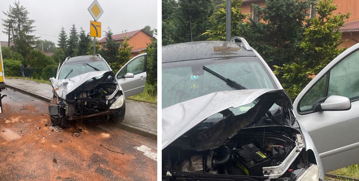 Do kolizji w Wołczy Małej doszło w piątkowe popołudnie