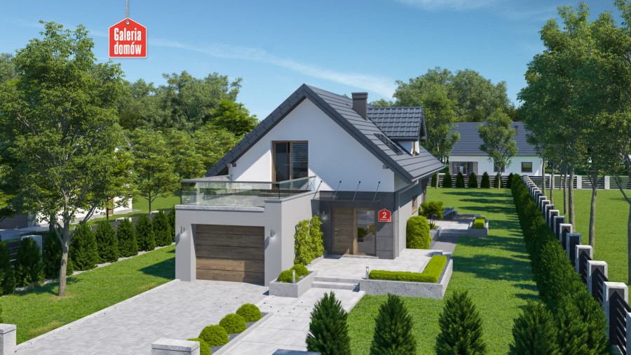 Dom przy Kolorowej 2 | Źródło: galeriadomow.pl Dom przy Kolorowej 2 | Źródło: galeriadomow.pl