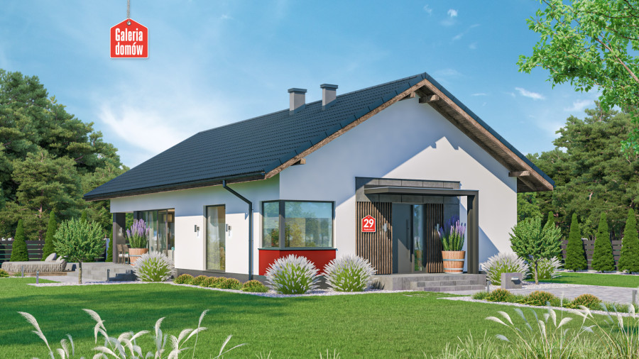 Dom przy Pastelowej 29 bis | Źródło: galeriadomow.pl Dom przy Pastelowej 29 bis | Źródło: galeriadomow.pl