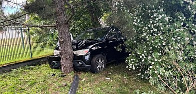 Miastko: Kobieta uderzyła w drzewo. Jechała z 90-letnią matką-16058