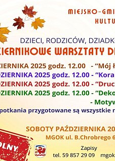 Październikowe warsztaty rodzinne