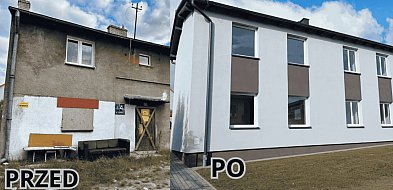 Nowe oblicze budynku przy Łąkowej. SOLIDNA realizacja firmy z Mądrzechowa