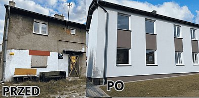 Nowe oblicze budynku przy Łąkowej. SOLIDNA realizacja firmy z Mądrzechowa