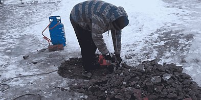DRAMAT w Sępolnie: OGIEŃ I LÓD. Mieszkańcy walczą