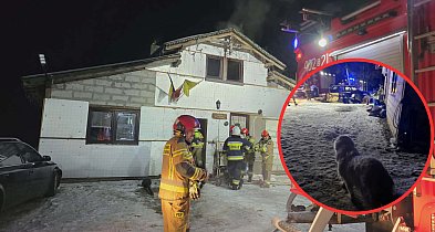 Pożar w Okuninie: Ogień zajął kotłownię i poddasze, straty 150 tysięcy złotych