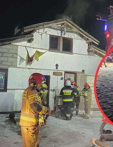 Pożar w Okuninie: Ogień zajął kotłownię i poddasze, straty 150 tysięcy złotych