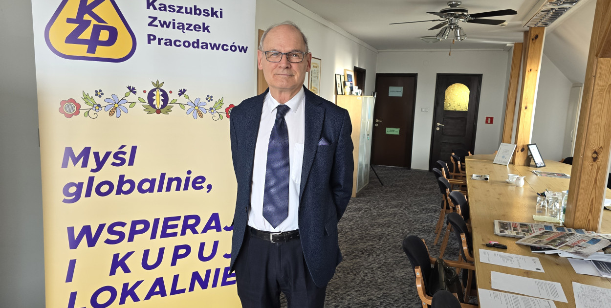 Zbigniew Jarecki, szef Kaszubskiego Związku Pracodawców, od lat walczy o budowę nowej drogi ekspresowej