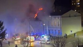 Pożar budynku mieszkalnego w Miastku